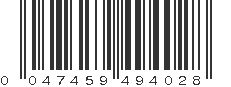 UPC 047459494028