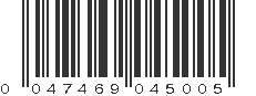 UPC 047469045005