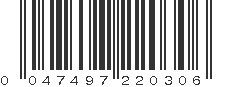 UPC 047497220306