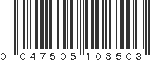 UPC 047505108503