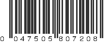 UPC 047505807208