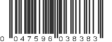 UPC 047596038383