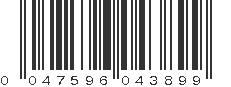 UPC 047596043899