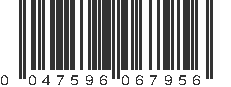 UPC 047596067956