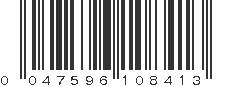 UPC 047596108413