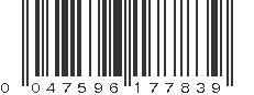 UPC 047596177839