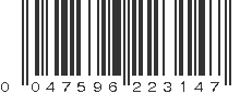 UPC 047596223147