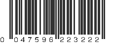 UPC 047596223222