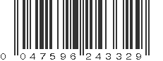 UPC 047596243329