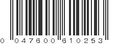 UPC 047600610253