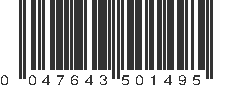 UPC 047643501495