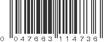 UPC 047663114736