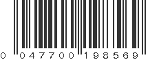 UPC 047700198569