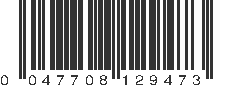 UPC 047708129473