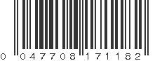 UPC 047708171182