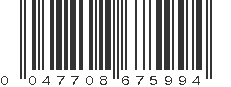 UPC 047708675994