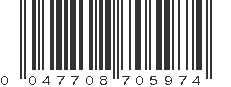 UPC 047708705974