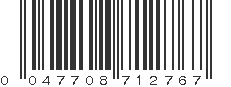 UPC 047708712767