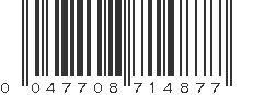 UPC 047708714877