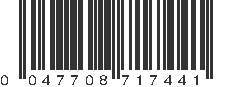 UPC 047708717441