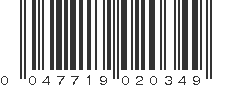 UPC 047719020349