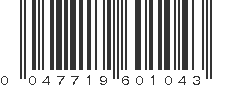 UPC 047719601043