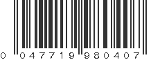 UPC 047719980407