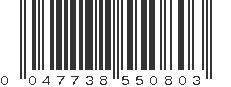 UPC 047738550803