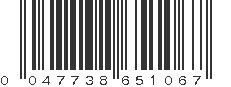 UPC 047738651067