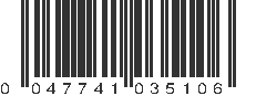 UPC 047741035106