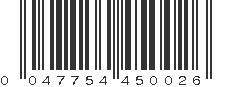 UPC 047754450026