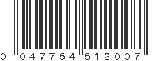 UPC 047754512007