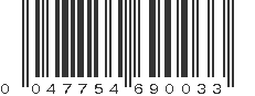 UPC 047754690033