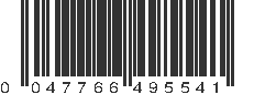 UPC 047766495541