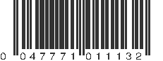 UPC 047771011132