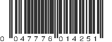 UPC 047776014251