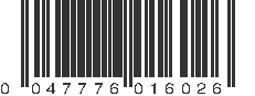 UPC 047776016026