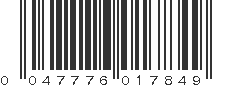 UPC 047776017849