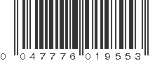 UPC 047776019553