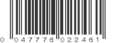 UPC 047776022461