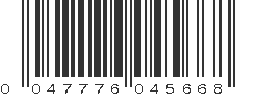 UPC 047776045668