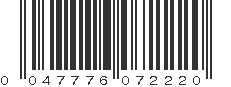 UPC 047776072220