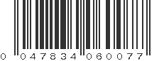 UPC 047834060077