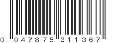 UPC 047875311367