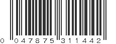 UPC 047875311442