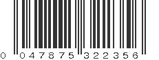 UPC 047875322356