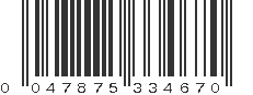 UPC 047875334670