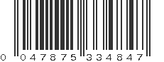 UPC 047875334847