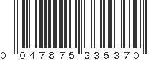 UPC 047875335370