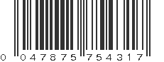 UPC 047875754317